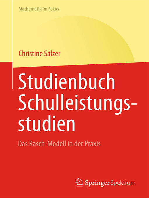 Title details for Studienbuch Schulleistungsstudien by Christine Sälzer - Available